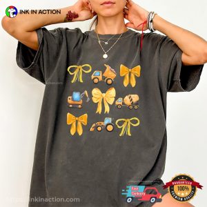 Construction Vehicles And Coquettes Comfort Colors Shirt