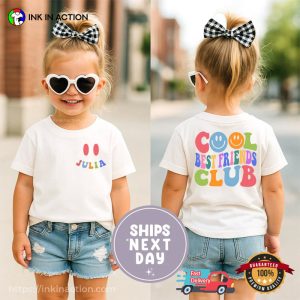 Cool Best Friends Club, Custom best friend shirt 2 InkInAction.com