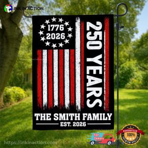 Custom 250 Years America Patriotic Family Outdoor Flag 3 InkInAction.com