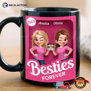 Custom Besties Forever Avatar Cup, Best Friend Merch