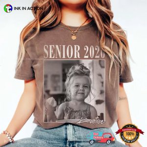 Custom Photo Senior 2026, End Of School Year​ Graduation Comfort Colors Shirt