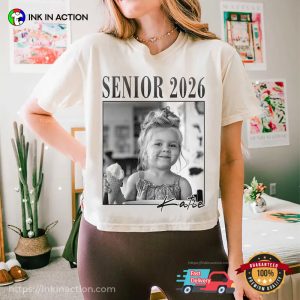 Custom Photo Senior 2026, end of school year Graduation Comfort Colors Shirt 3 InkInAction.com
