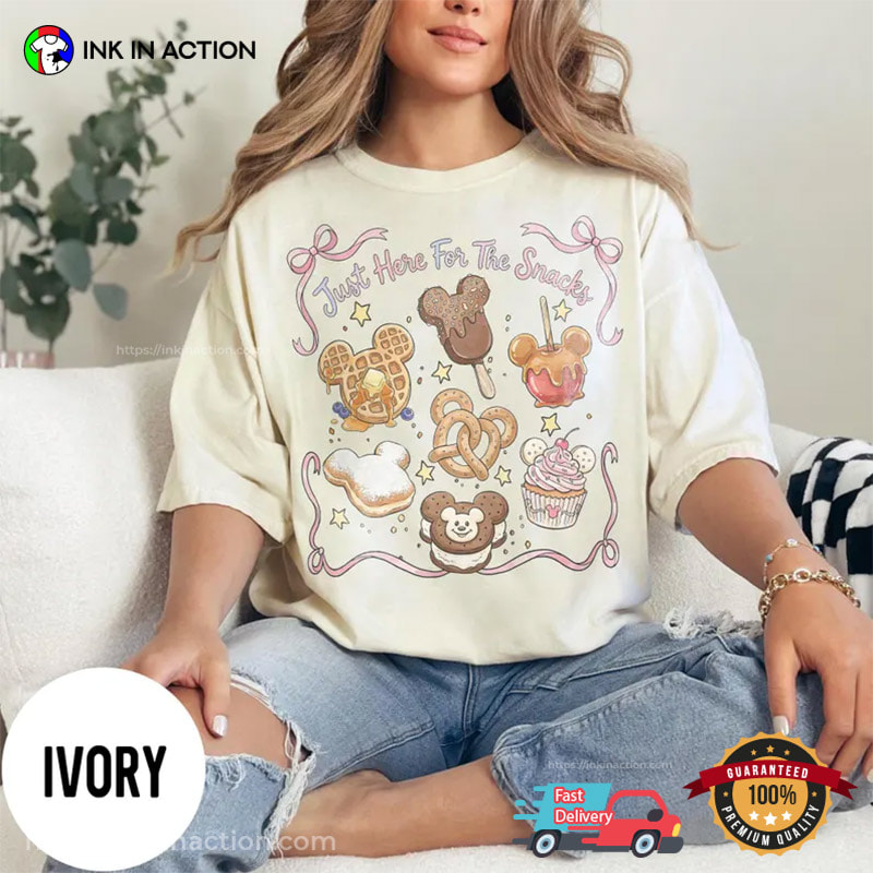 Cute Disney Mickey Mouse Snack Comfort Colors Shirt Cute Disney Mickey Mouse Snack Comfort Colors Shirt