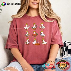 Cute Silly Goose Construction Comfort Colors Shirt Cute Silly Goose Construction Comfort Colors Shirt