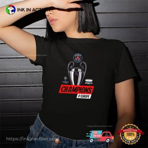 D’Europe PSG Champions 2026 Trophy Shirt