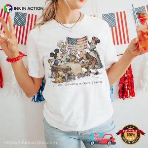 Disney Celebrating 250 Years Of Liberty, Vintage Independence Day Shirt