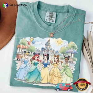 Disney Princess Disneyland Snack Trip Comfort Colors Shirt 3 InkInAction.com