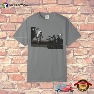 First Step moon landing nasa Film Comfort Colors Shirt 2 InkInAction.com