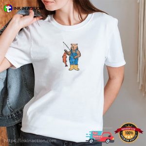 Fishing Dad Bear Vintage Graphic fishing shirt 1 InkInAction.com