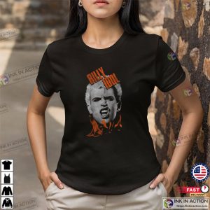 Flaming Snarl Billy Idol Punk Rock Retro Shirt