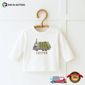 Garbage Truck Birthday Boy Custom Construction Shirts