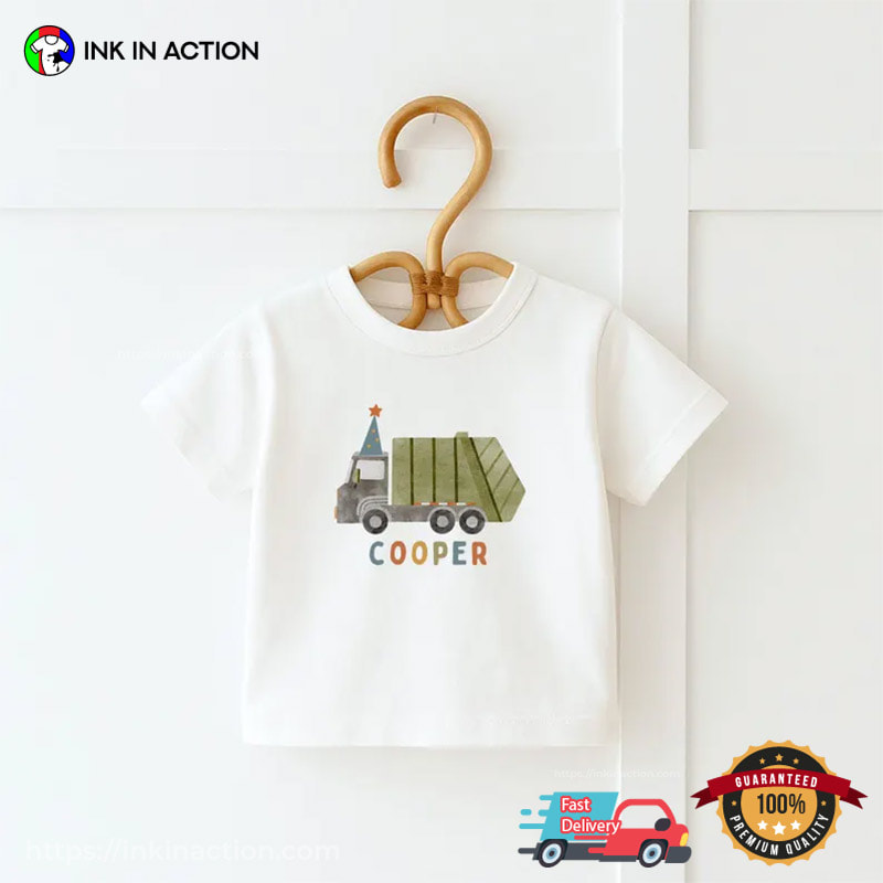 Garbage Truck Birthday Boy Custom Construction Shirts Garbage Truck Birthday Boy Custom Construction Shirts