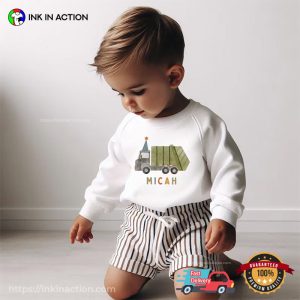 Garbage Truck Birthday Boy Custom Construction Shirts Garbage Truck Birthday Boy Custom Construction Shirts