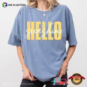 Hello Sunshine, Family Summer Vacation Comfort Colors Shirt