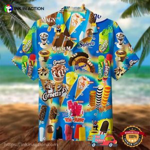 Ice Cream Summer Snack Hawaiian Shirt, Ice Cream Merch