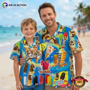 Ice Cream Summer Snack Hawaiian Shirt, Ice Cream Merch