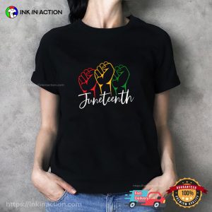 Juneteenth 1865 Black History Unisex T shirt InkInAction.com