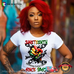 Juneteenth Breaking Every Chain Since 1865 Unisex T-shirt
