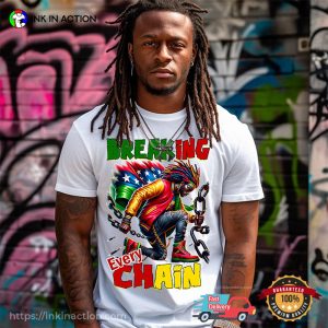 Juneteenth Breaking Every Chain Unisex Tee