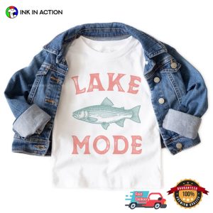Lake Mode Trout Fishing Family Fishing Shirt