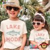 Lake Mode Trout Fishing Family Fishing Shirt