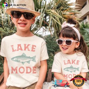 Lake Mode Trout Fishing Family Fishing Shirt