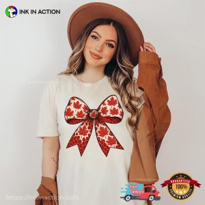 Maple Leafs Canadian Coquette Bow T shirt 3 InkInAction.com