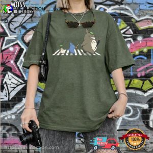 My Neighbor Totoro Abbey Road Ghibi Anime Comfort Colors Shirt