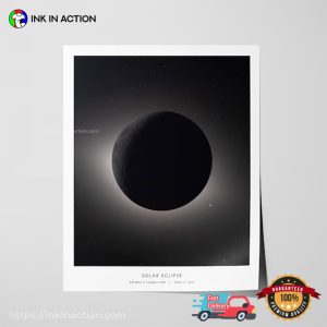 NASA Solar Eclipse Dark Moon Wall Art