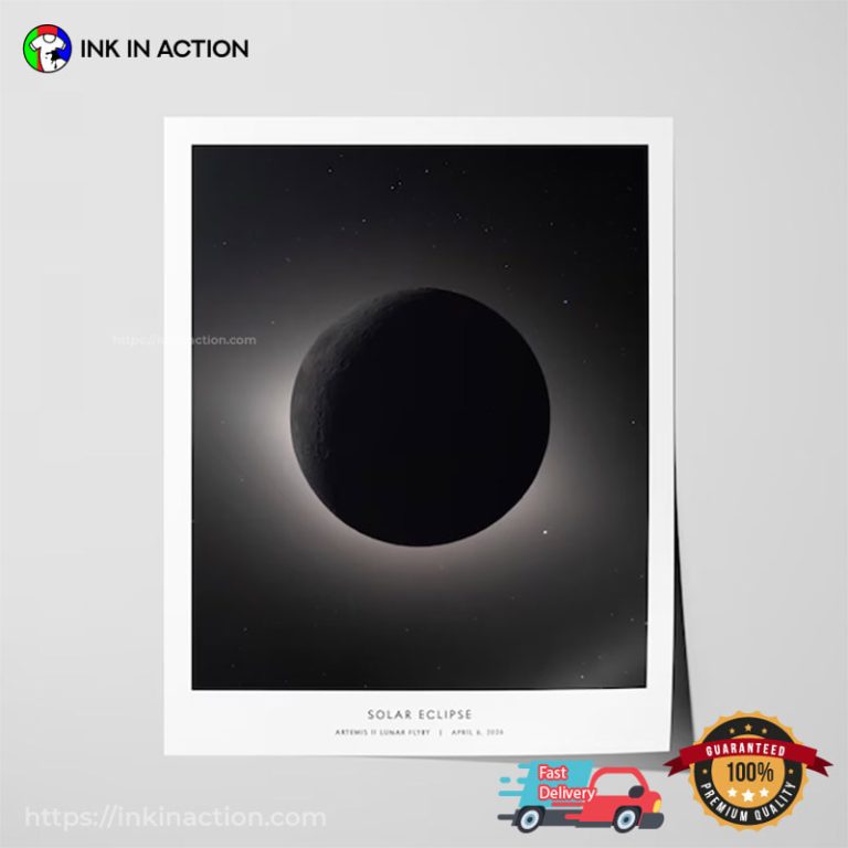 NASA Solar Eclipse Dark Moon Wall Art - Print your thoughts. Tell your ...