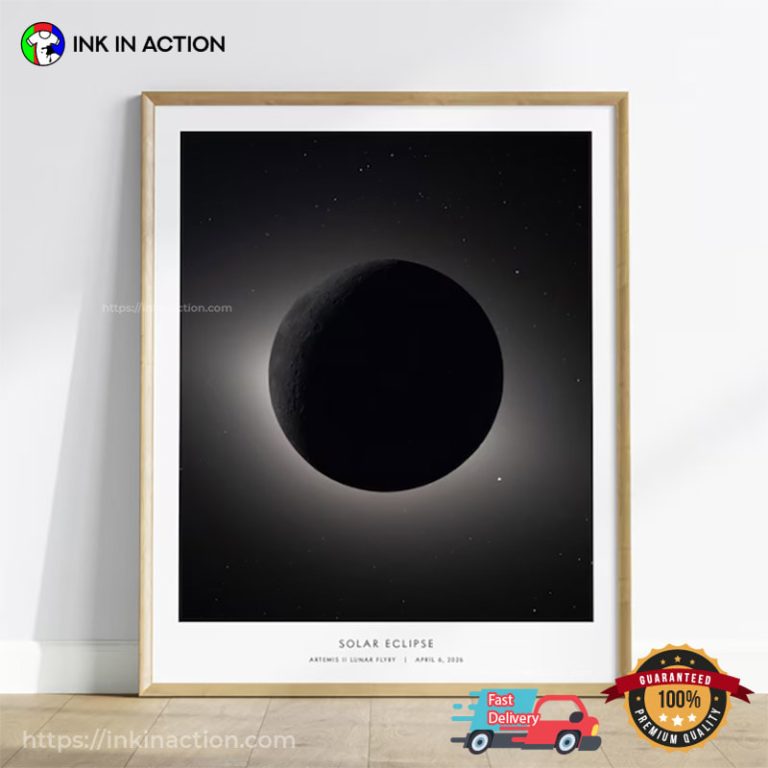 NASA Solar Eclipse Dark Moon Wall Art - Print your thoughts. Tell your ...