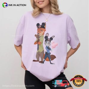 Nick And Judy Disneyland Ice Cream Comfort Colors Shirt