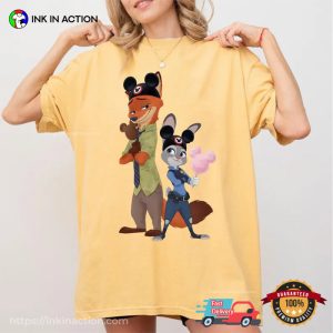 Nick And Judy Disneyland Ice Cream Comfort Colors Shirt