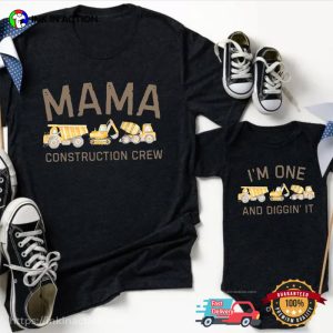 Personalized Family Construction Matching custom construction shirts InkInAction.com