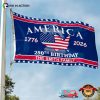 Personalized Family Name 250th Birthday Fourth Of July Flag