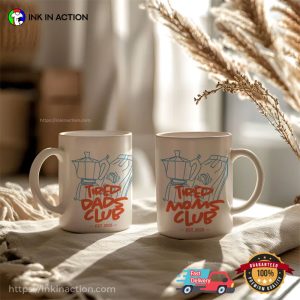 Personalized Tired Dads Club Funny First Time Dad Cup