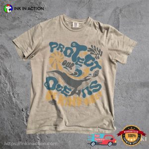 Protect Our Oceans Be Kind Vibes 90s Style Comfort Colors Shirt