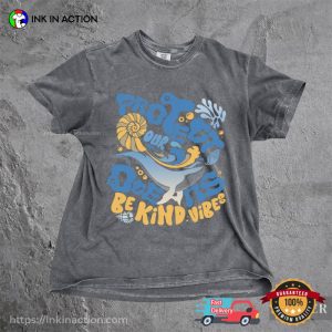 Protect Our Oceans Be Kind Vibes 90s Style Comfort Colors Shirt 2 InkInAction.com