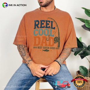 Reel Cool Dad Retro Fisherman Dad Comfort Colors Shirt 2 InkInAction.com