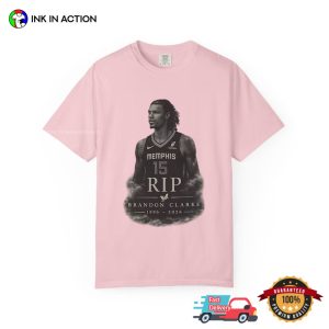 Rest In Peace Brandon Clarke Basketball Comfort Colors Shirt