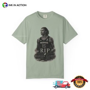 Rest In Peace Brandon Clarke Basketball Comfort Colors Shirt 2 InkInAction.com