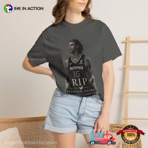 Rest In Peace Brandon Clarke Basketball Comfort Colors Shirt