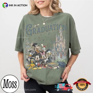 Retro Disney Mickey And Friends Graduation Comfort Colors Shirt