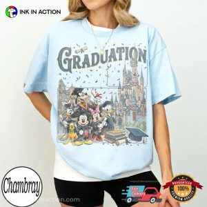 Retro Disney Mickey And Friends Graduation Comfort Colors Shirt