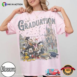 Retro Disney Mickey And Friends Graduation Comfort Colors Shirt 3 InkInAction.com