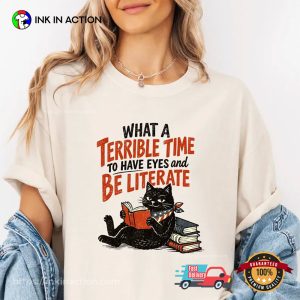 Sarcastic Anti Trump Anti Maga Black Cat Quote Comfort Colors Tee