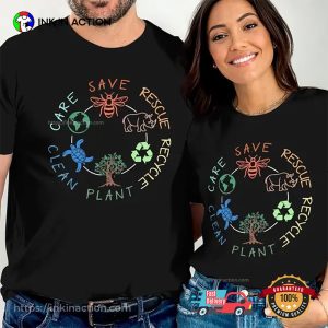 Save Nature Environmental Awareness T-shirt