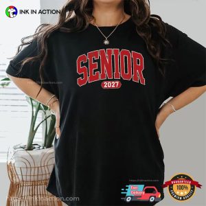 Senior 2027 Vintage Style Comfort Colors Shirt 2 InkInAction.com