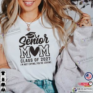 Senior Mom 2027, Class Of 2027 Unisex Shirt