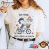 Snoopy 250 Years United States Of America Cute Tee